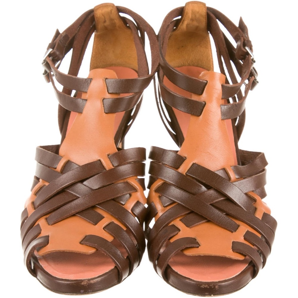 Philosophy Leather Sandals Made in Italy Sz 8.5